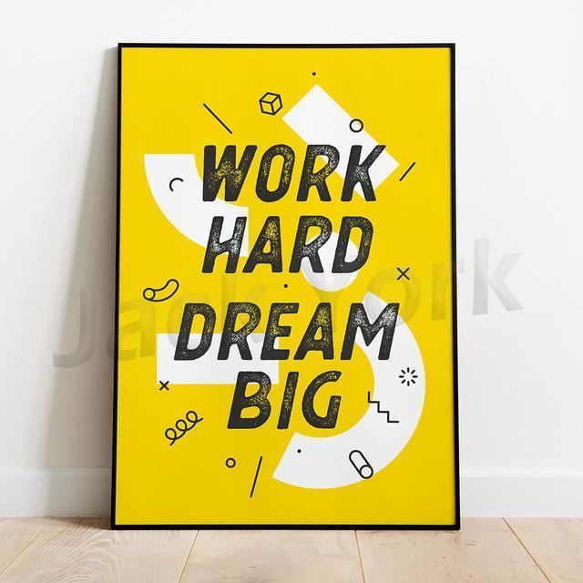 work-hard-dream-big-motivational-wall-art-โปสเตอร์-สนับสนุนโปสเตอร์-อ้าง-wall-art-สร้างแรงบันดาลใจ-office-wall