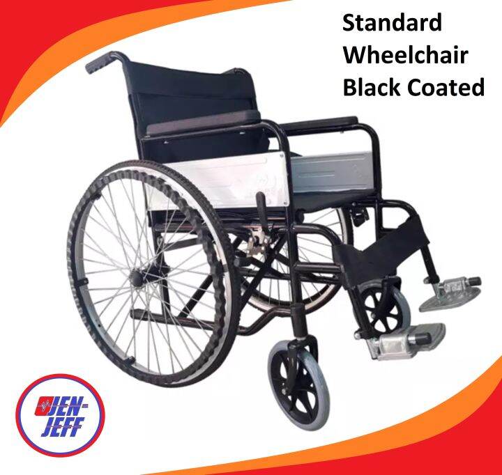 Foldable Wheelchair Standar Wheelchair for senior, Portable Light ...