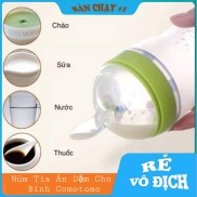 Núm thìa ăn dặm thay thế núm ti bình como150ml và 250ml