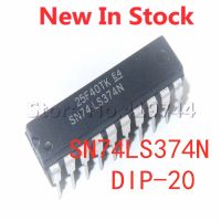 5PCS/LOT SN74LS374N 74LS374 HD74LS374P DIP-20 three-state output eight D edge flip-flop  In Stock NEW Original IC