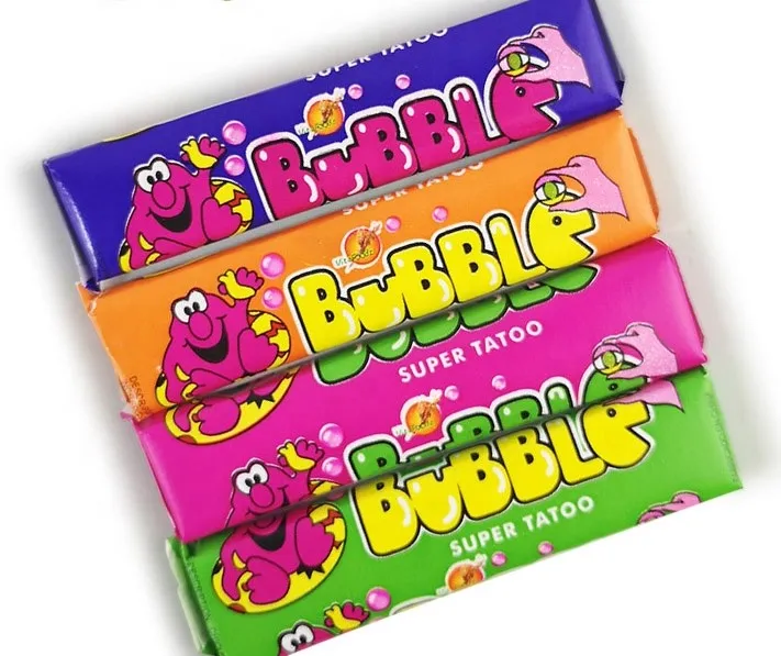 Supply 4cm Fruity Flavor Sweet Bubble Gum with Tattoo Sticker Wholesale  Factory  Guangdong Chuanghui Foodstuffs Co Ltd