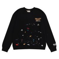 High street oversized GALLERY DEPT TOKYO JAPAN new limited ink hand-painted printed cotton casual long-sleeved round neck sweater