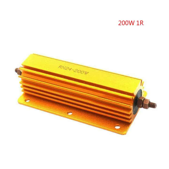 200W Aluminium Housing Chassis Mounted Wirewound Power Resistor Glod ...