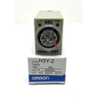 ทามเมอร์ H3Y-2 OMRON ไฟ220VAC มี3S,  10S,  30S,  60S, 5M,  10M,  30M,  60M มือ1พร้อมส่ง