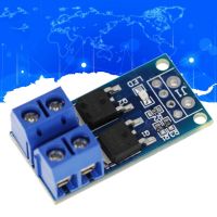 DELIA Arduino พลังสูง 15A 400W MOSFET สมาร์ท อิเล็กทรอนิคส์ MOS Tube โมดูลไดรเวอร์ บอร์ดควบคุมสวิตช์ PWM สวิตช์ทริกเกอร์ แผงควบคุมตัวควบคุม