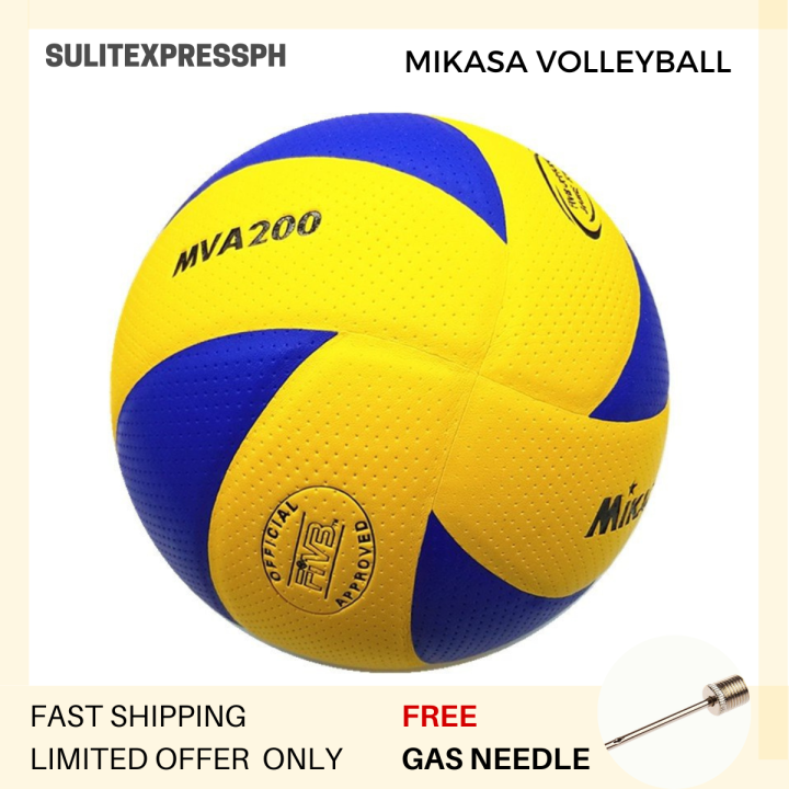 MIKASA MVA200 Volleyball Game Ball with Gas Needle Pin Lazada PH