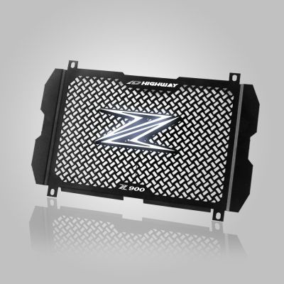 ตัวป้องกันน้ำมันคูลเลอร์อลูมิเนียมหม้อน้ำรถมอเตอร์ไซค์ไฟ LED ตัวป้องกันสำหรับ KAWASAKI Z900 Z 900 2017-2020