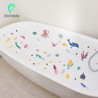 Focheni ตู้6x แขวนในห้องน้ำแบบแขวนเองสติ๊กเกอร์ติดผนังสำหรับติดผนังห้องน้ำ