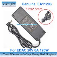 ทัส♞2023ใหม่... EA11203ไฟ20V 6A อะแดปเตอร์ AC 120W สำหรับ5.5x2.5mm เครื่องชาร์จอุปกรณ์ไฟฟ้า EDAC