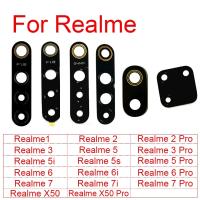 เลนส์กล้องด้านหลังสำหรับ Realme 8 Pro Realme 8 4G 5G 8i เลนส์กล้องด้านหลังสำหรับ Realme 3 3 Pro 5S 5 5i 5S 6 6i 6 Pro 7 7i 7 Pro X2 Pro XT/X2กล้องเลนส์กล้องด้านหลังเคสคลุม