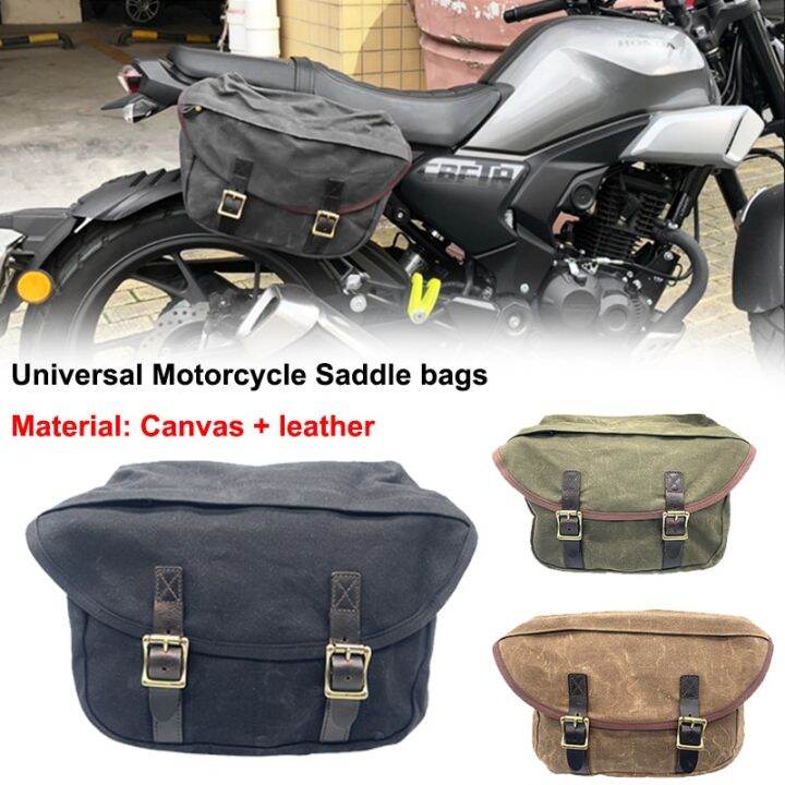 Universal Motorcycle Saddlebags Side Tool Bag Luggage Saddle Bag Pouch