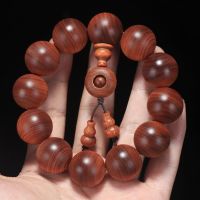 ✸℡☋ Taihang Thuja Bracelet 2.0 Aging Old Material Black Oil Red Oil High Oil Thuja Log Buddha Bead Bracelet 108 Men and Women