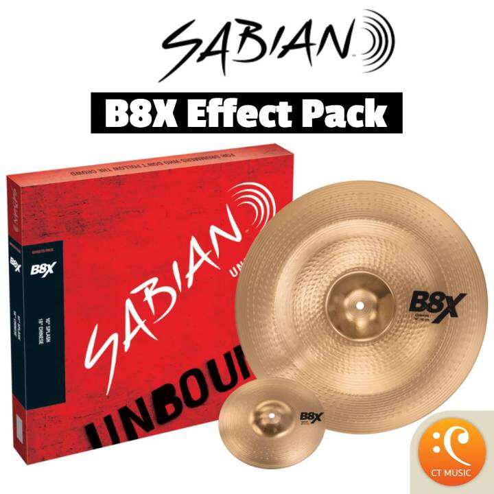 Sabian B8X Effect Pack ฉาบชุด Cymbal Set Lazada.co.th