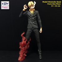 Model Vinsmoke Sanji From One Piece 31cm โมเดล วินสโมค ซันจิ เท้าไฟ งานตัวใหญ่ วันพีซ สูง 31ซม.