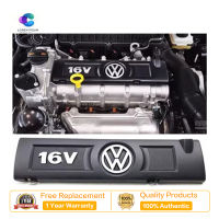 VW Volkswagen Polo 1.6 16V ฝาครอบเครื่องยนต์ด้านบนโลโก้สัญลักษณ์ซีดาน/Hatchback ฝาครอบคอล์ยจุดระเบิด