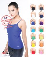 เสื้อเสริมบรา สตรี FITSUITS LADY ACTIVE FS-Y102 เสื้อรัดกล้ามเนื้อ ชุดกีฬา วิ่ง โยคะ ฟิตเนส สปอร์ตบรา