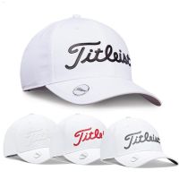 หมวกกอล์ฟหมวกกอล์ฟ Titleist ของแท้สำหรับผู้ชายและผู้หญิงหมวกกอล์ฟมาร์กเกอร์สไตล์อเมริกันดั้งเดิม