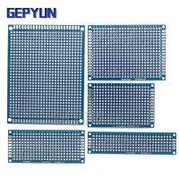 1ชิ้น2X8ซม. 3X7ซม. 4X6ซม. 5X7ซม. 7x 9ซม. PCB สองด้านบอร์ด Gepyun แบบสากลวงจรพิมพ์บอร์ดสำหรับ Arduino การทดลองสีฟ้า