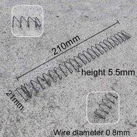 Square Flat Spring 0.8mm Wire Manganese Steel Base Pad Compression Spring Factory Custom