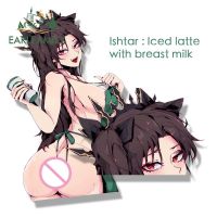 [Hot K] EARLFAMILY Ishtar น้ำแข็งลาเต้,สติกเกอร์ติดรถอะนิเมะ Fate/Grand Order Waifu Decal JDM สติ๊กเกอร์กราฟิตี้การ์ตูน