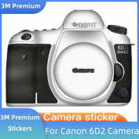 6DII 6DM2สติกเกอร์ตัวกล้อง Coat Wrap ฟิล์มป้องกัน Protector รูปลอกผิวสำหรับ Canon 6D MARK II 2 MARKII MARK2