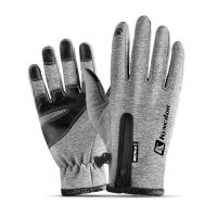 ♕ 2022 Thermal Fleece Touchscreen Gloves Soft Fleece Gloves Cold Weather Fits Men Women For Cycling Hiking Camping Skiing