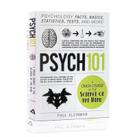 จิตวิทยา หนังสือ Psych 101 Book By Paul Kleinman จิตวิทยา บริหารความคิด พัฒนาตนเอง Psychology Facts Basics Statistics Tests Medical Psychology Book A Crash Course In The Science of The Mind English  Book Gift