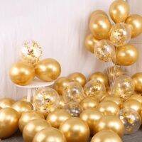 【CC】 20PCS/PACK 12IN Gold Theme Metal Decoration