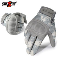 ACU Camouflage Touch Screen Motorcycle Hard Knuckle Full Finger Gloves Moto Motorbike Biker Motocross Riding Protective Gear Men