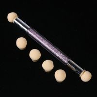 Gel Polish Blooming Transfer Stamping Nail Art Pen Gradient Brush