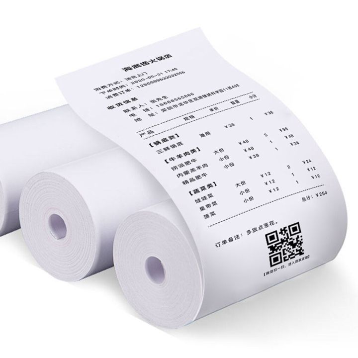 กระดาษระบายความร้อนใบเสร็จ10ม้วนฉลากสำหรับพิมพ์ขนาด57x30มม-สำหรับ-pos-เคลื่อนที่เครื่องพิมพ์ภาพกระดาษจดทะเบียนเงินสดเครื่องเขียนสำนักงาน