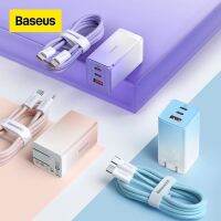 Baseus ที่ชาร์ท 65W Gan3 Pro 2C+U ที่ชาร์จแบบด่วน  เข้ากันได้กับ Qc4/3.0+PD3.0  Type-C รองรับกับโทรศัพท์แท็บเลททุกรุ่น