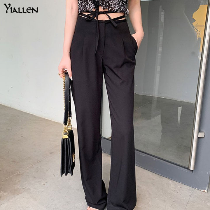 yiallen-cyber-y2k-high-waist-bandage-women-pants-baggy-elegance-harajuku-straight-trousers-2021summer-fashion-streetwear-outfits