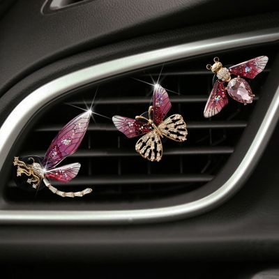【hot】 New Exquisite Metal Car Perfume Clip Air Conditioning Outlet Aromatherapy Accessories