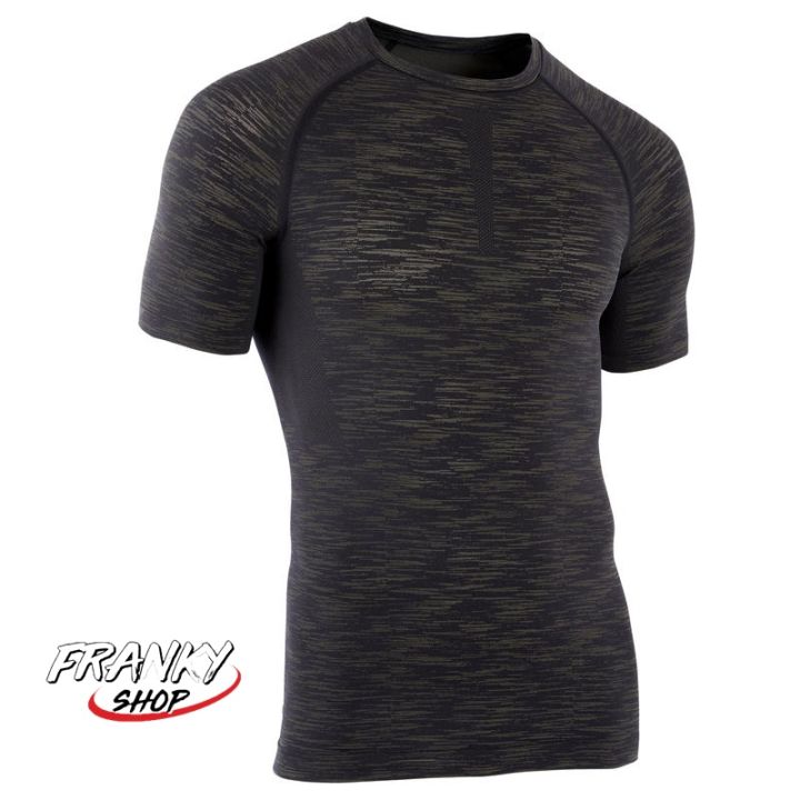 พร้อมส่ง-เสื้อยืดสำหรับการฝึกเวทเทรนนิ่ง-weight-training-compression-t-shirt