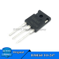 5Pcs Original D30E60 TO-247 IDW30E60 TO247 30A/600V Fast การกู้คืนใหม่เดิม