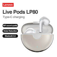 Lenovo LP80 Wireless Earphones Bluetooth Touch Control Sport IPX5 Waterproof Wireless Headphones Voice Calls HD Stereo Headsets