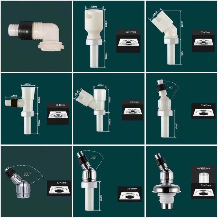 【Ready Stock/COD】Home Improvement Washing Machine Floor Drain Drain