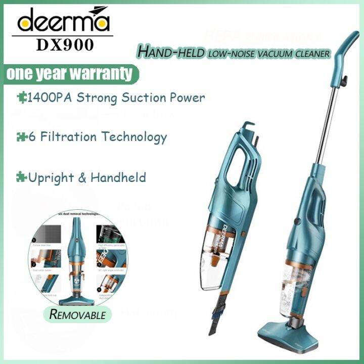 Deerma DX900 14000Pa Handheld Vertical Vacuum Cleaner Dust Collector ...