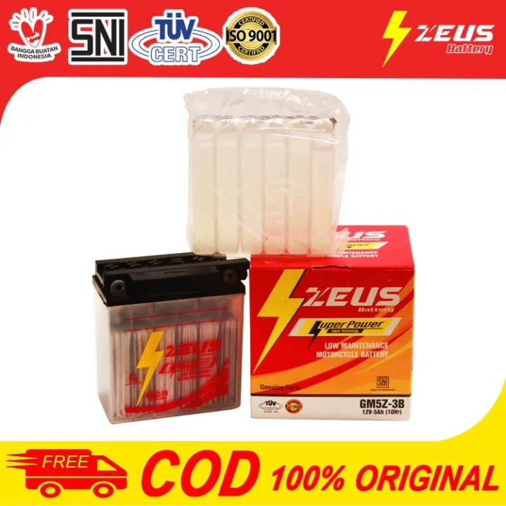 Aki Motor Jupiter MX old 135 Aki Basah GM5Z-3B zeus Jupiter Mx Lama Old