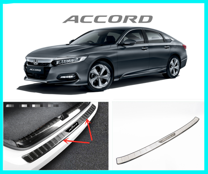 HONDA ACCORD 10th Gen 2018-2021 Rear Bumper Guard Trunk Protector ...