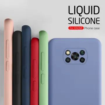 Poco X3 / X3 Pro / X3 NFC Case Liquid Silicone Design with Strap