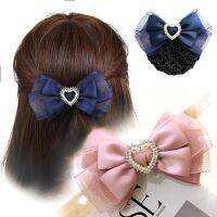 Nurses new head flower Korean stewardess hair net professional ladies dual-purpose fashion hair clip