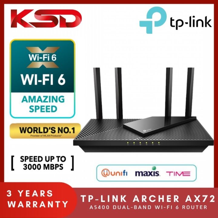 Archer AX73, AX5400 Dual-Band Gigabit Wi-Fi 6 Router