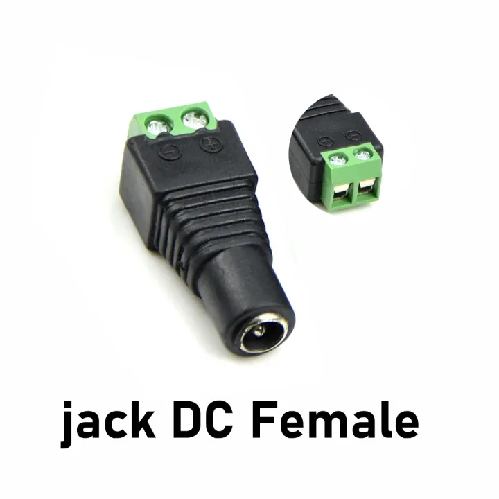 Jack Konektor Penyambung Sambungan Kabel AC DC Female Conektor Cable ...