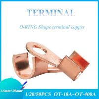 OT Copper connecting pipe wire joint small copper tube Terminal Cable Lug Bootlace Ferrule Kit with heat shrink tube plier