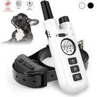 ZZOOI Pet Dog Training Collar 800M Remote Rechargeable Dog Anti Bark Electric Shock Collar for Small Medium Large Dogs