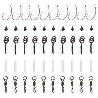10set 50pcs Ronnie Rigs For 360 Rigs Pop-Up Rigs Size 6 Hooks
