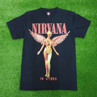 Nirvana In Utero Rock Band เสื้อ Rockers เสื้อยืด # Sil Khannaz ButterFingers Cromok ค้นหาปีก ACDC Langsuyr XPDC OAG ผู้ชายเสื้อยืด