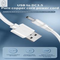 VISIONN สาย Usb เป็น Dc 3.5มม. Usb DC USB หัวต่อคอมพิวเตอร์สำหรับถัง MP3/MP4สายไฟ3.51.35มม. เครื่องชาร์จสายไฟพลังงานสายอะแดปเตอร์สายไฟเคเบิลยูเอสบีไปยัง Usb ไปยัง Dc 3.5สายเคเบิล MM สายปลั๊กไฟ Dc